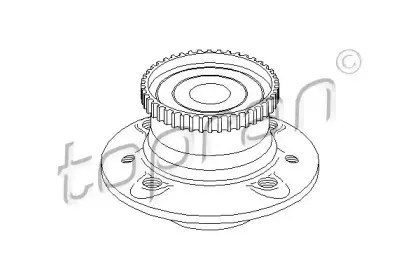 Ступица колеса TOPRAN купить