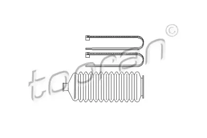 Комплект пылника, рулевое управление TOPRAN купить