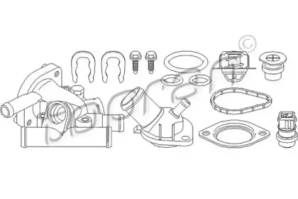 Корпус термостата TOPRAN купить