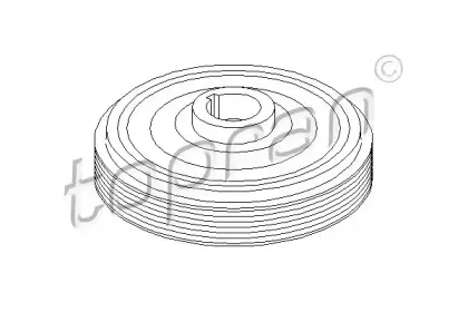 Ременный шкив, коленчатый вал TOPRAN купить
