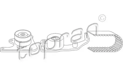 Комплект ремня ГРМ TOPRAN купить