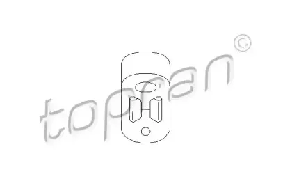 Кронштейн, глушитель TOPRAN купить