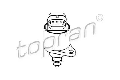 Поворотная заслонка, подвод воздуха TOPRAN купить
