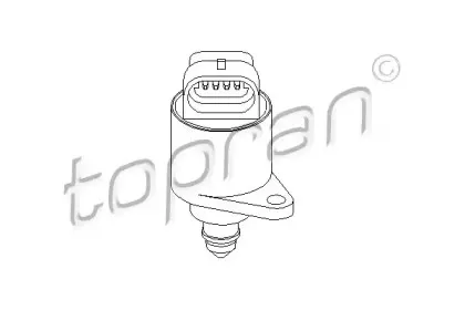 Поворотная заслонка, подвод воздуха TOPRAN купить