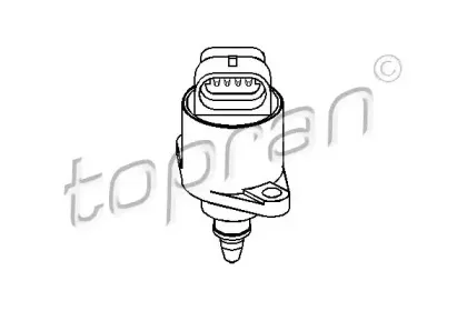 Поворотная заслонка, подвод воздуха TOPRAN купить