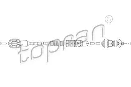 Трос, управление сцеплением TOPRAN купить