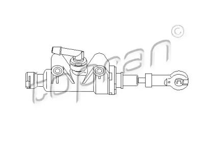 Главный цилиндр, система сцепления TOPRAN купить