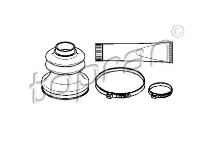 Комплект пылника, приводной вал TOPRAN купить