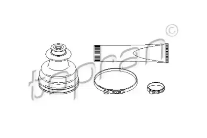 Комплект пылника, приводной вал TOPRAN купить