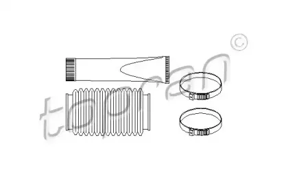 Комплект пылника, рулевое управление TOPRAN купить