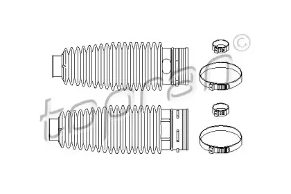 Комплект пылника, рулевое управление TOPRAN купить