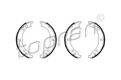 Комплект тормозных колодок, стояночная тормозная система TOPRAN купить