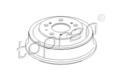 Тормозной барабан TOPRAN купить