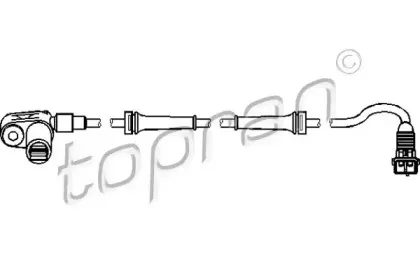 Датчик, частота вращения колеса TOPRAN купить