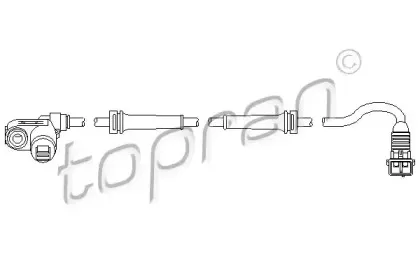 Датчик, частота вращения колеса TOPRAN купить