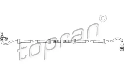 Датчик, частота вращения колеса TOPRAN купить