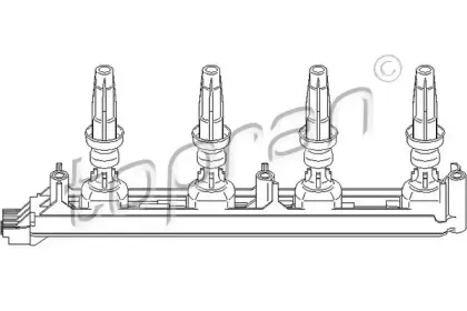 Катушка зажигания TOPRAN купить