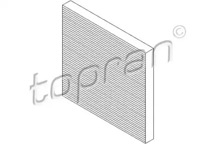 Фильтр, воздух во внутренном пространстве TOPRAN купить
