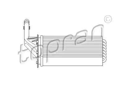 Теплообменник, отопление салона TOPRAN купить