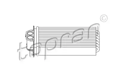 Теплообменник, отопление салона TOPRAN купить