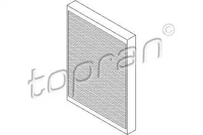 Фильтр, воздух во внутренном пространстве TOPRAN купить