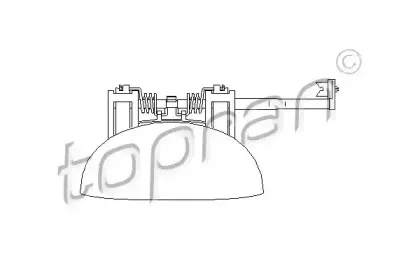 Ручка двери TOPRAN купить