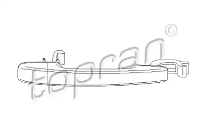 Ручка двери TOPRAN купить