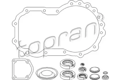 Комплект прокладок, ступенчатая коробка TOPRAN купить