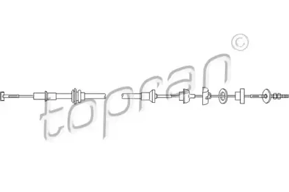 Трос, управление сцеплением TOPRAN купить