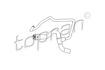 Шланг радиатора TOPRAN купить