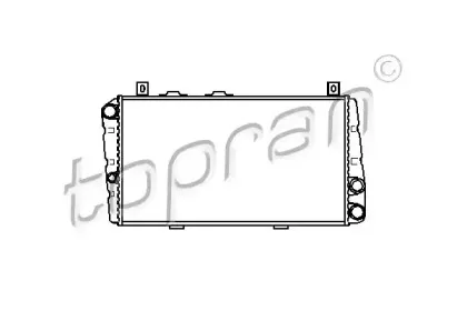 Радиатор, охлаждение двигателя TOPRAN купить