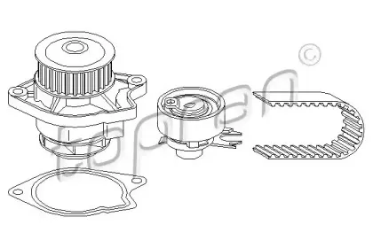 Водяной насос + комплект зубчатого ремня TOPRAN купить