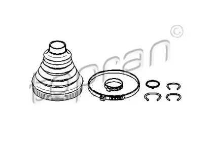 Комплект пылника, приводной вал TOPRAN купить