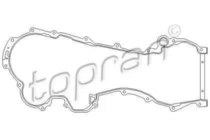 Прокладка, картер рулевого механизма TOPRAN купить