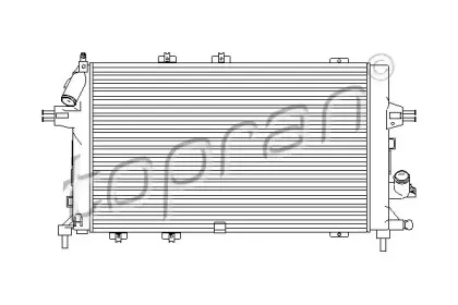 Радиатор, охлаждение двигателя TOPRAN купить