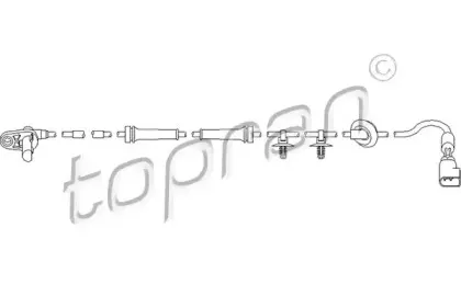 Датчик, частота вращения колеса TOPRAN купить