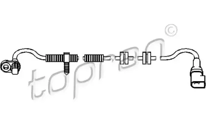 Датчик, частота вращения колеса TOPRAN купить