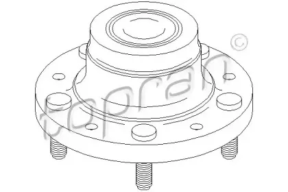 Ступица колеса TOPRAN купить