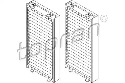 Фильтр, воздух во внутренном пространстве TOPRAN купить