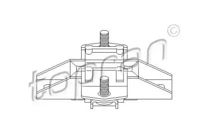 Подвеска, двигатель TOPRAN купить