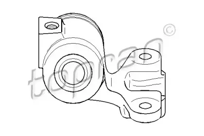Кронштейн, подушки рычага TOPRAN купить