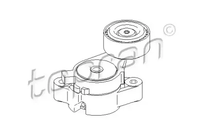 Натяжитель ремня, клиновой зубча TOPRAN купить