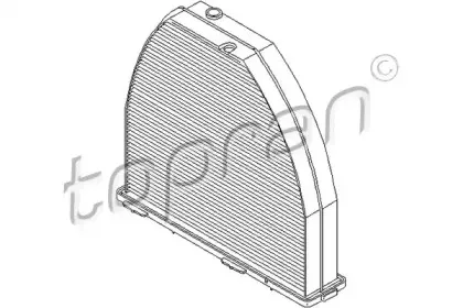 Фильтр, воздух во внутренном пространстве TOPRAN купить