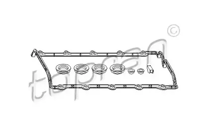 Комплект прокладок, крышка головки цилиндра TOPRAN купить
