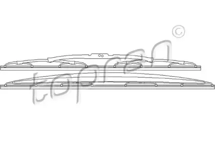 Щетка стеклоочистителя TOPRAN купить