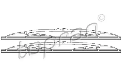 Щетка стеклоочистителя TOPRAN купить