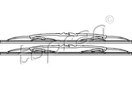 Щетка стеклоочистителя TOPRAN купить