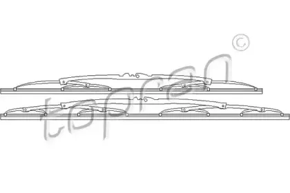Щетка стеклоочистителя TOPRAN купить