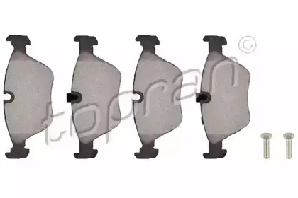Комплект тормозных колодок, дисковый тормоз TOPRAN купить