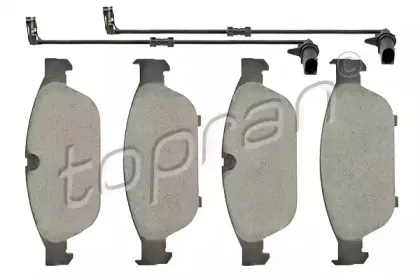 Комплект тормозных колодок, дисковый тормоз TOPRAN купить